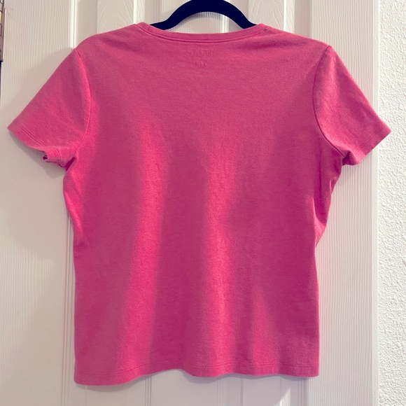L. L. Bean Cotton T-Shirt | Pink | Women’s Size Small (Petite) - Picture 4 of 9